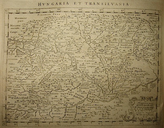 Magini Giovanni Antonio Hungaria et Transilvania 1620 Padova 